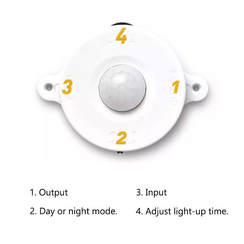 DC12-24V PIR Motion Sensor LED Light Switch Human Body Induction DC12-24V PIR Motion Sensor LED Light Switch Human Body Induction
